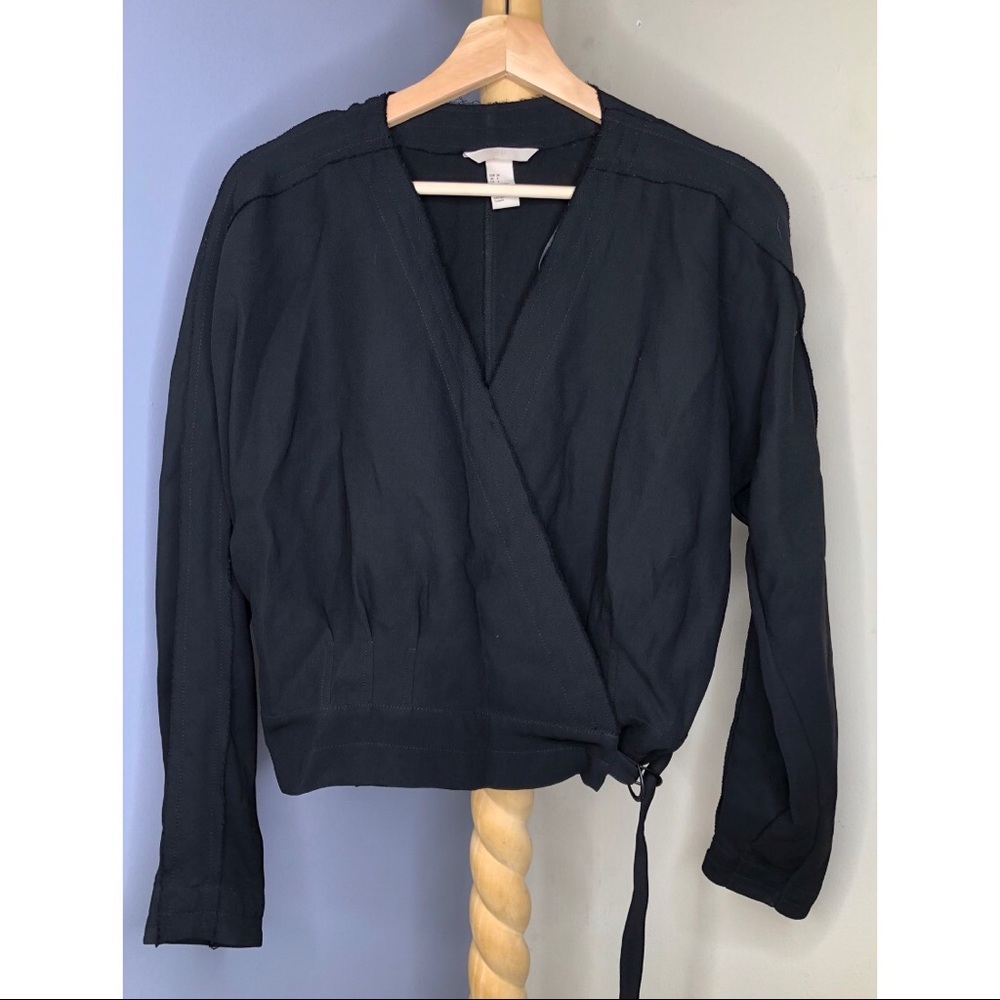 Belted wrap top by H&M